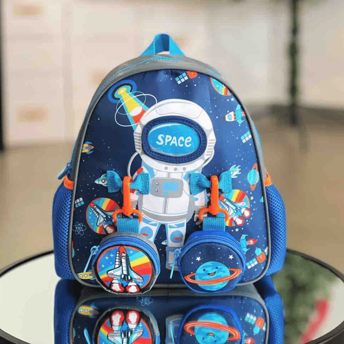 Cute Toddlers Backpack with Super Cute Zipper Pockets