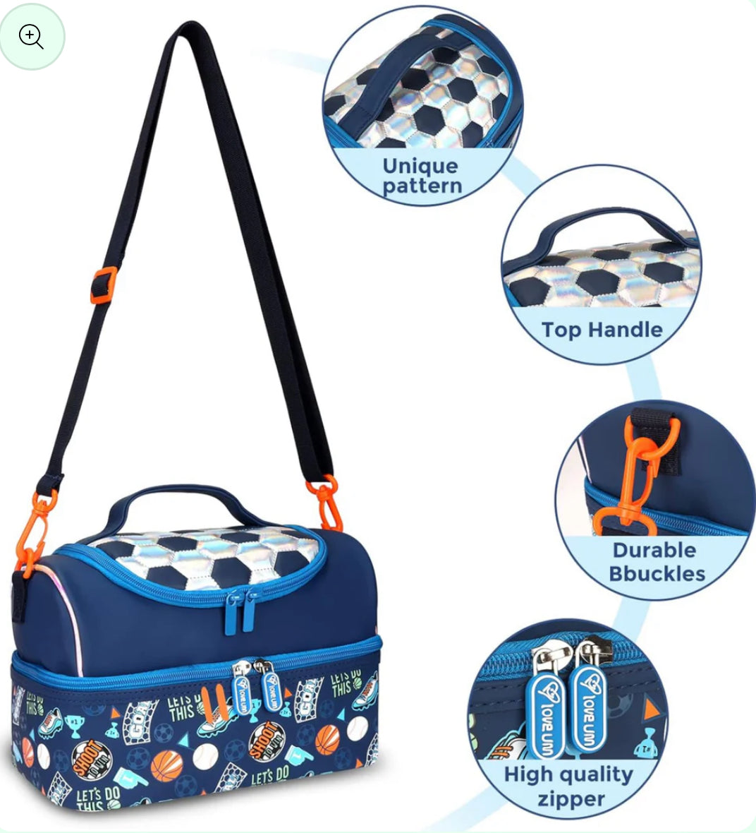 Multipurpose Double Decker Insulated Bag- Luxury Quality