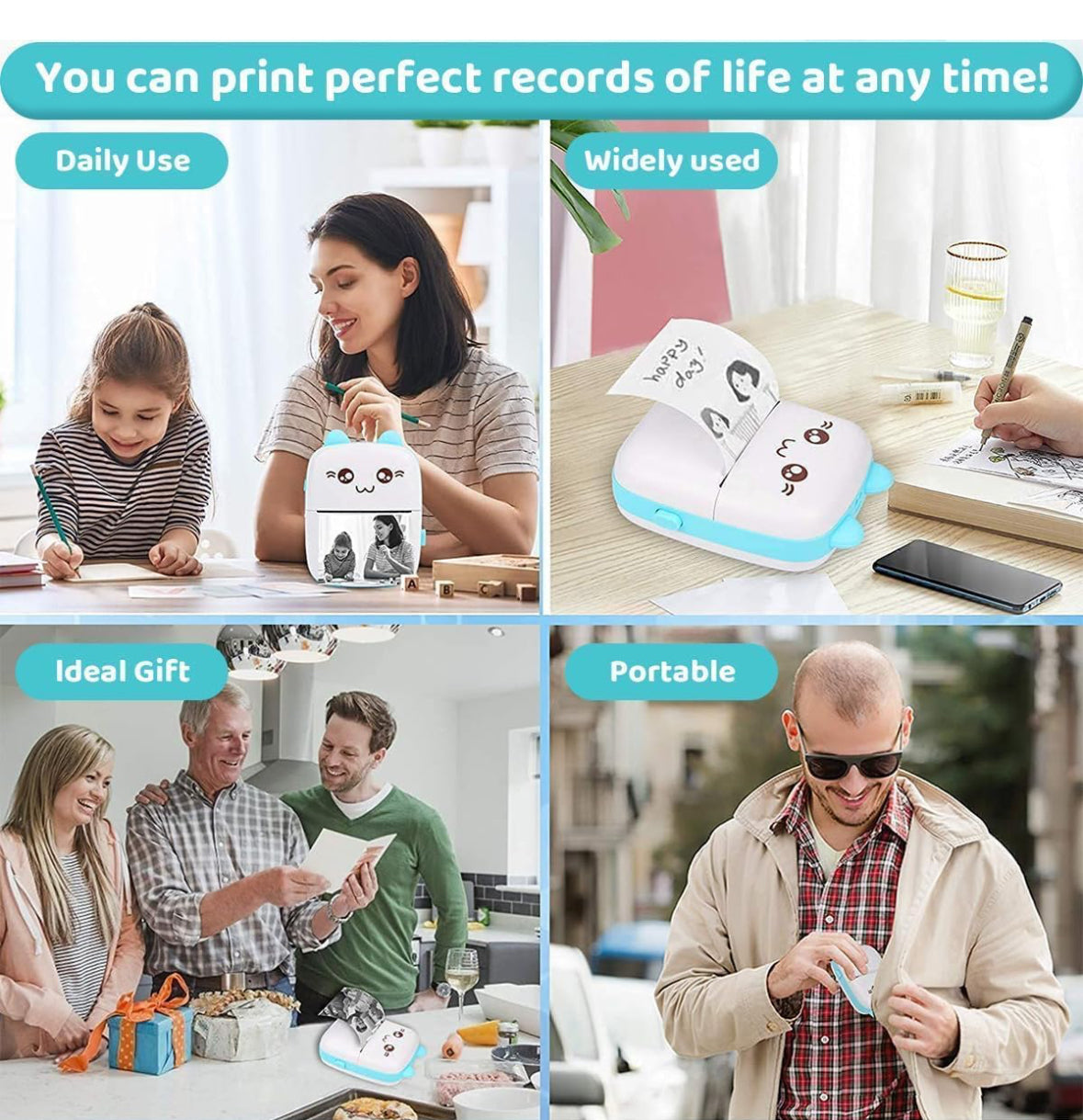 Wireless Mini Pocket Printer
