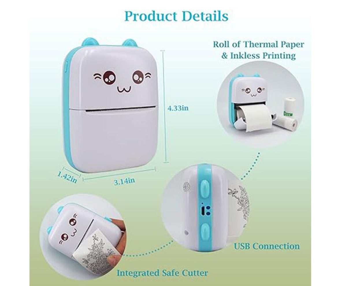 Wireless Mini Pocket Printer