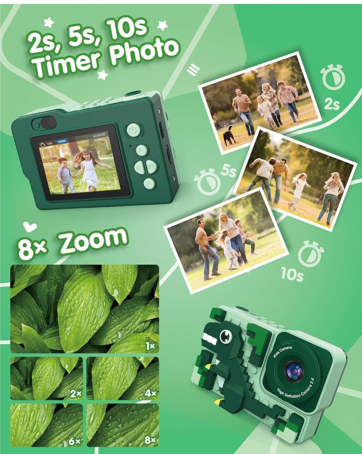 Lego Camera - Kids High Quality & Multi Functional Digital HD Camera