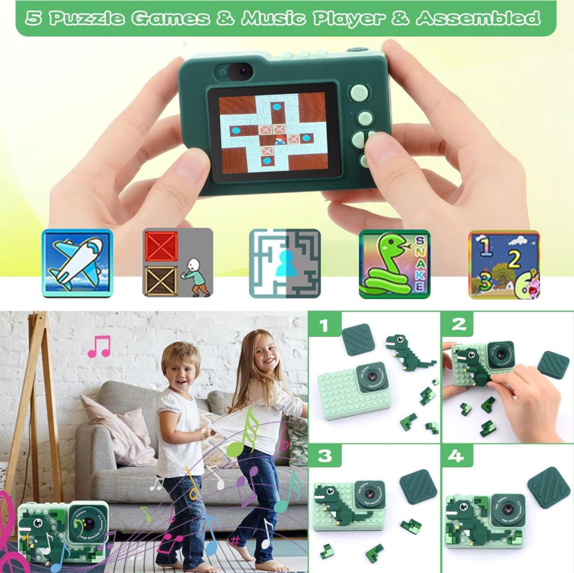 Lego Camera - Kids High Quality & Multi Functional Digital HD Camera