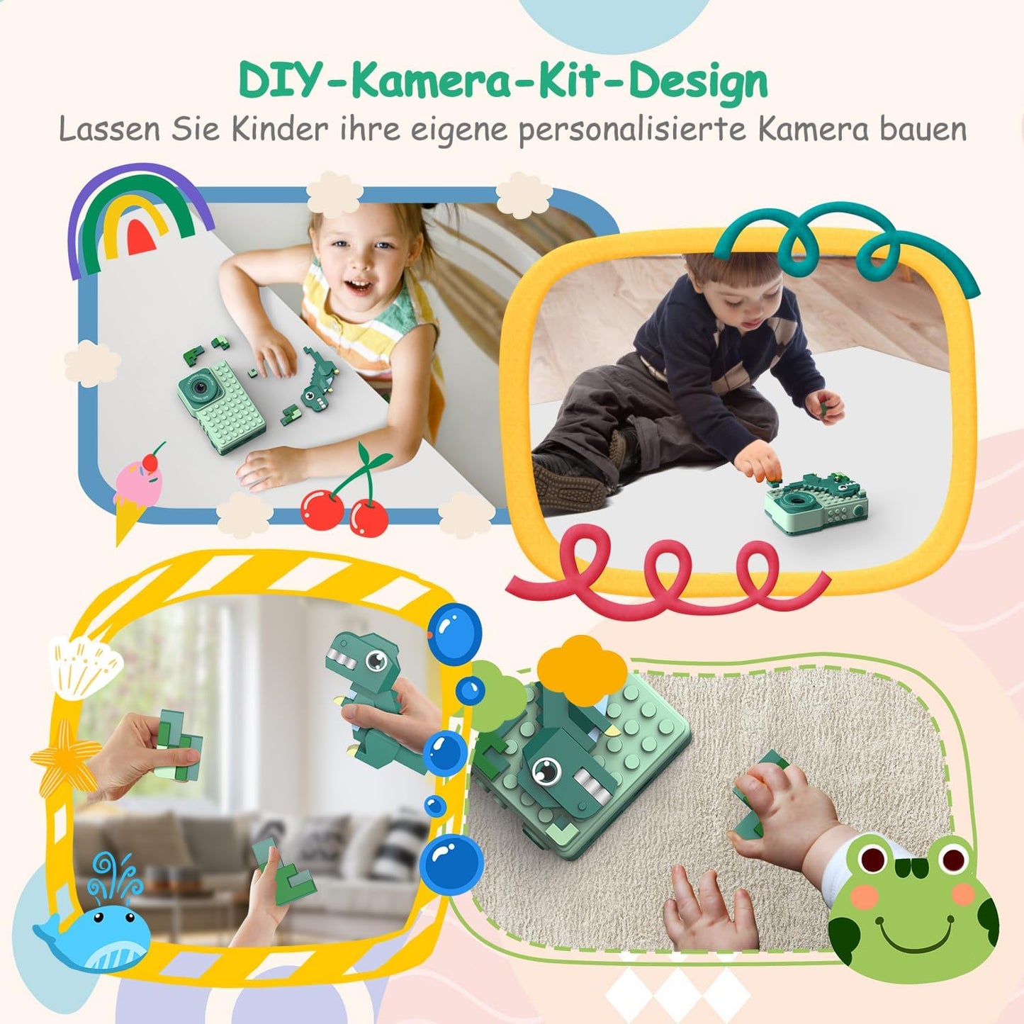 Lego Camera - Kids High Quality & Multi Functional Digital HD Camera