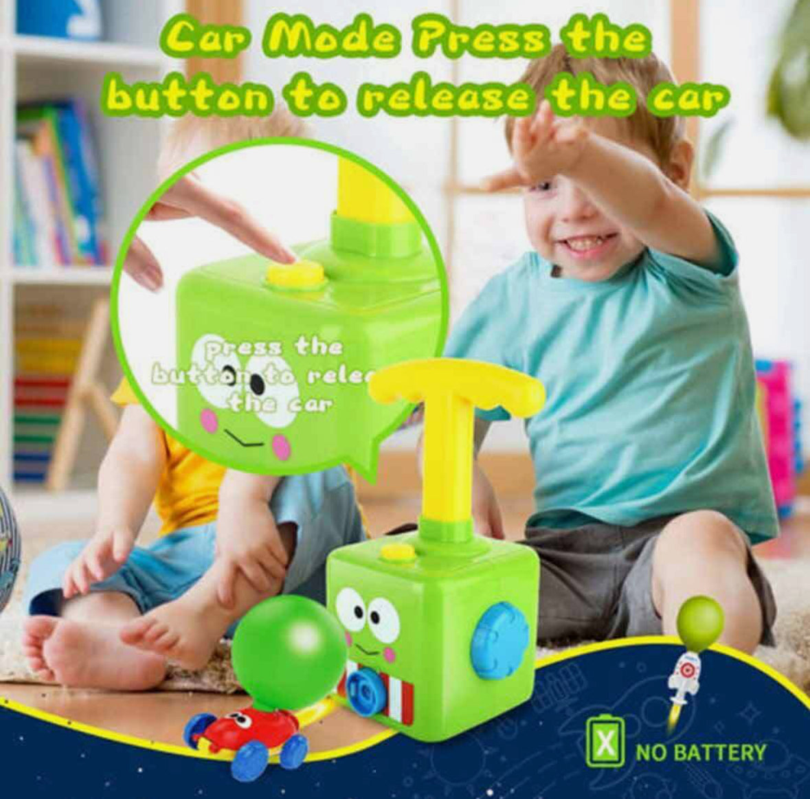 Balloon Launcher Car Toy