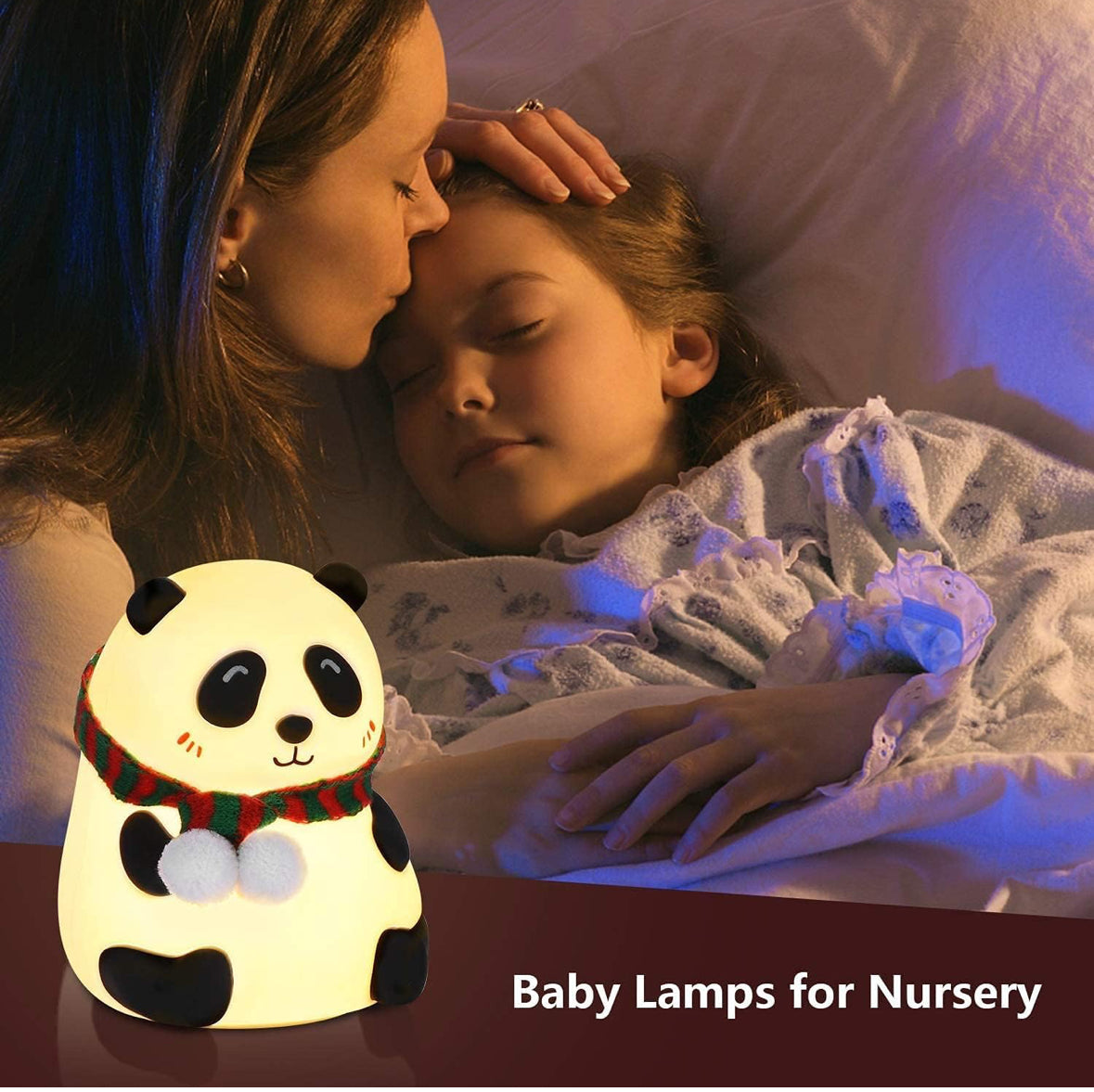Super Cute Silicone Panda Night Lamps