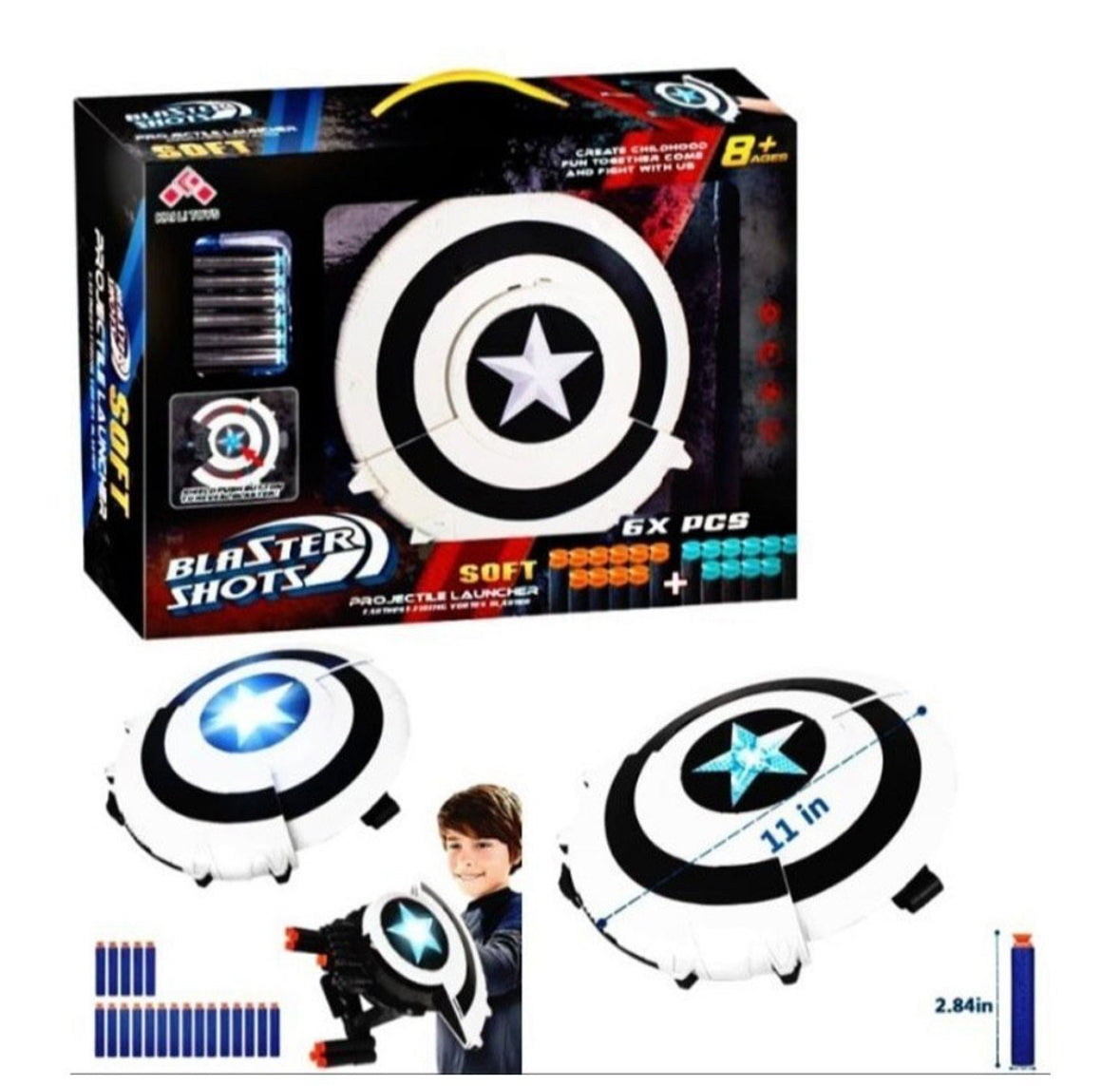 Captain America Shield Gun Toy
