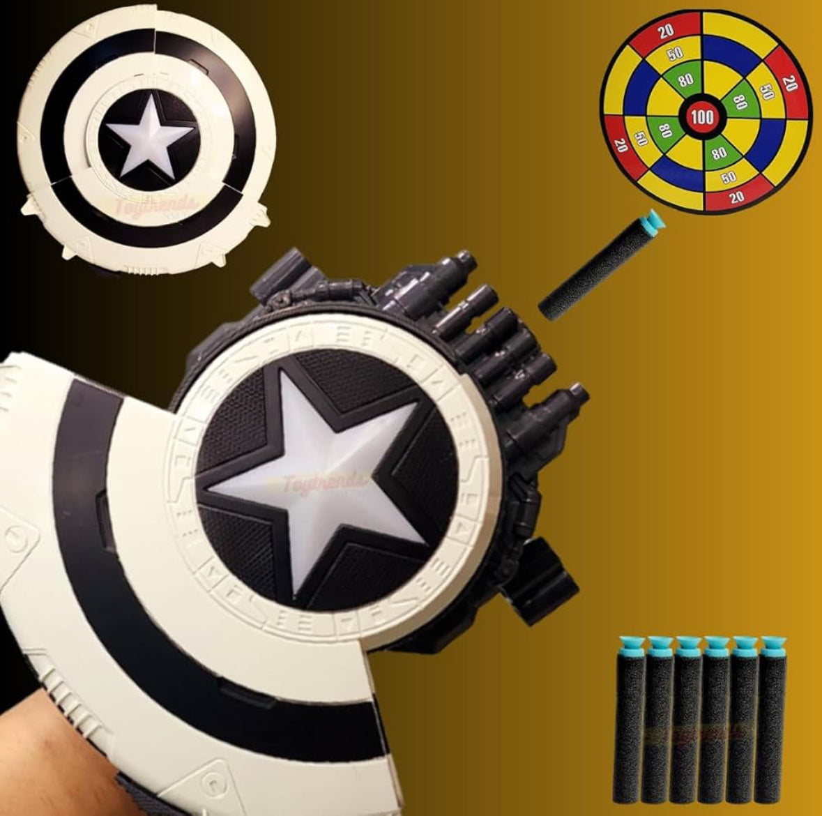 Captain America Shield Gun Toy