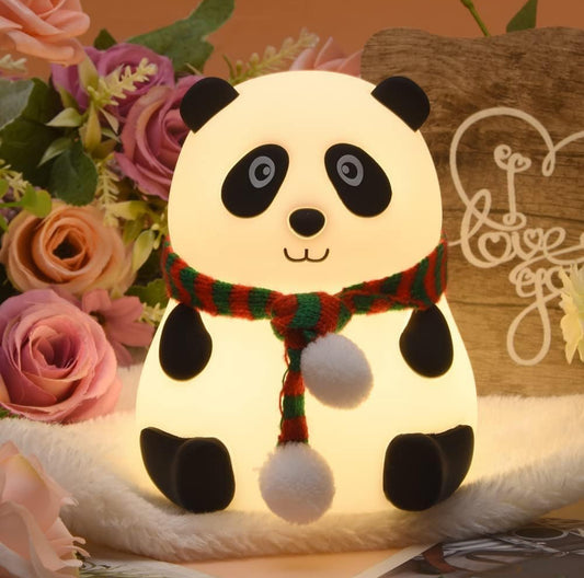 Super Cute Silicone Panda Night Lamps