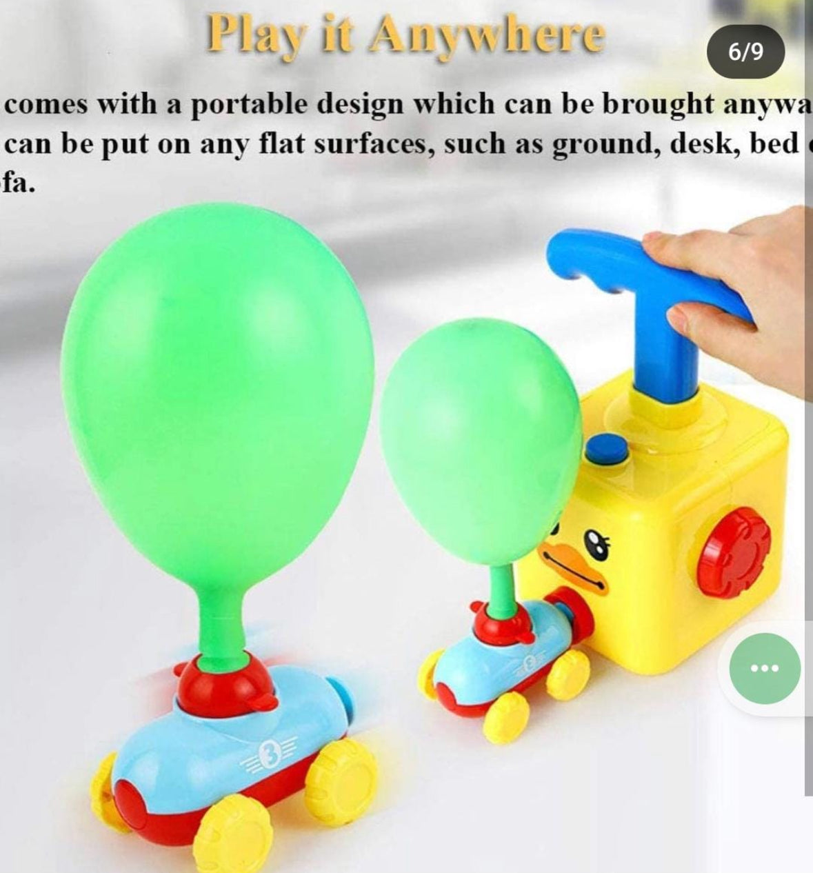 Balloon Launcher Car Toy