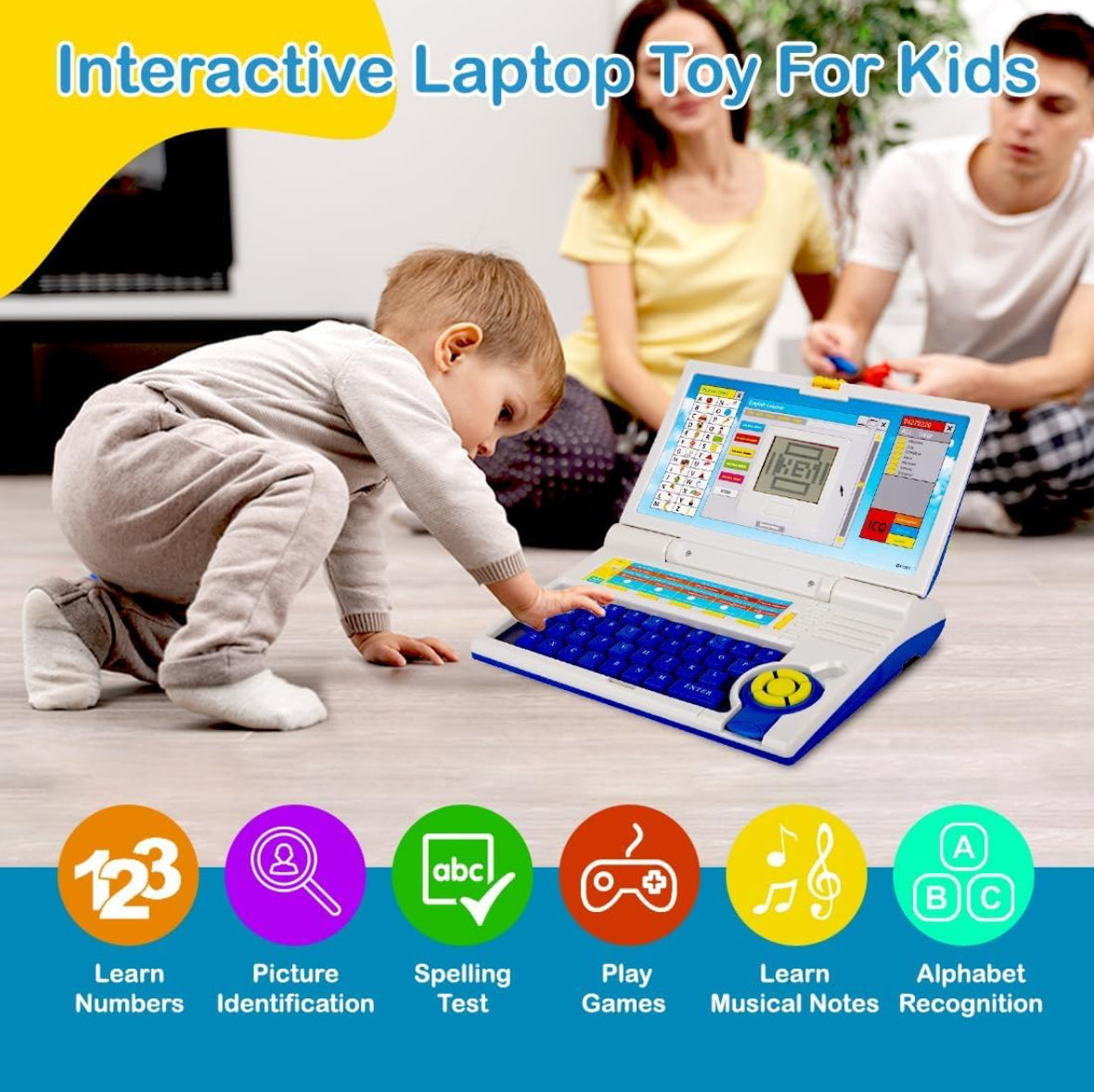 Educational Laptop with mouse for kids