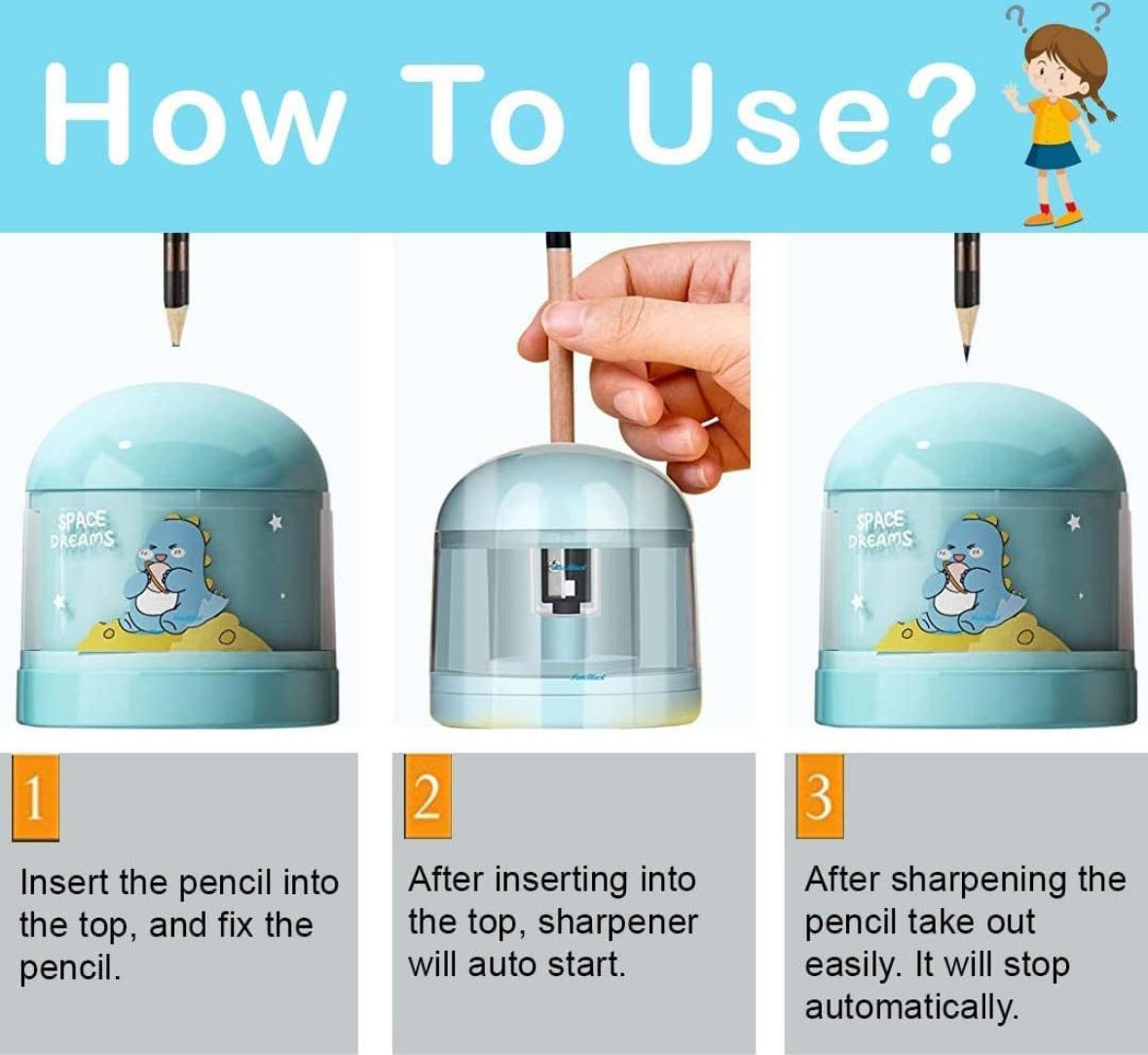 Super Cute Electric Table Sharpener