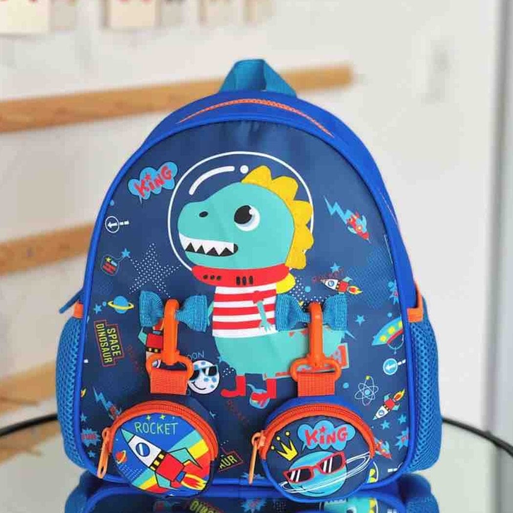 Cute Toddlers Backpack with Super Cute Zipper Pockets
