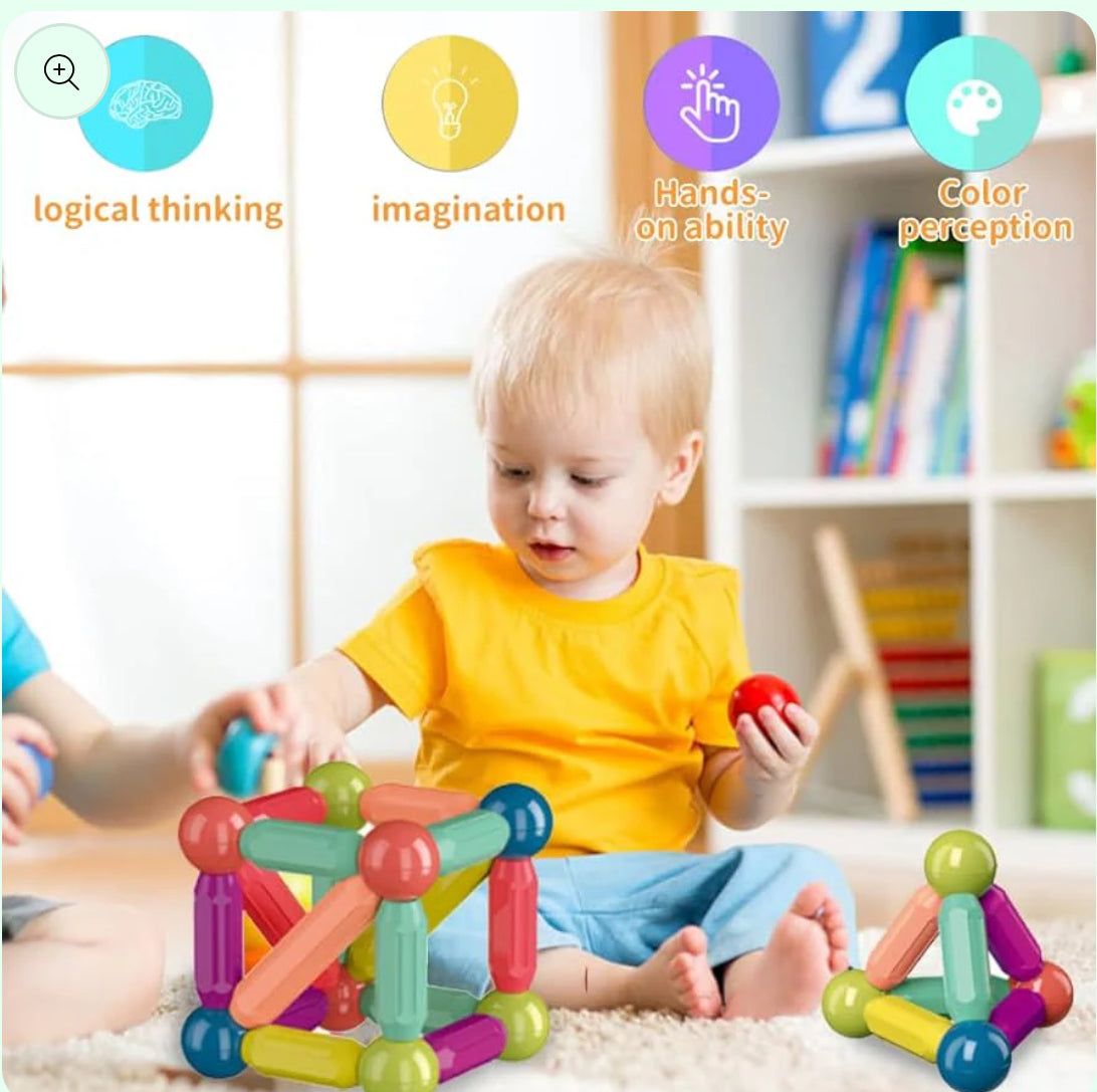 Magnetic Sticks and Balls Set