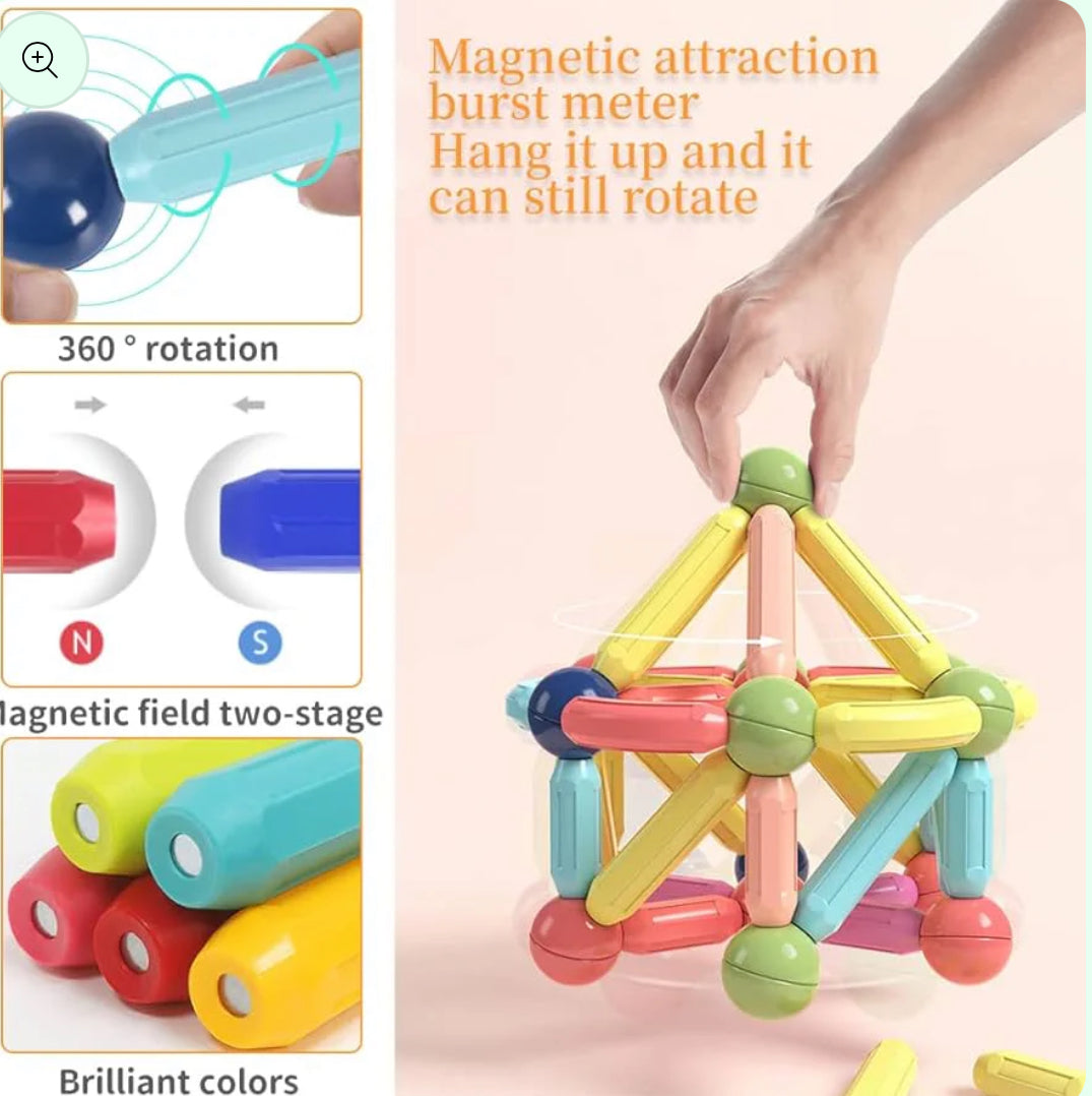 Magnetic Sticks and Balls Set