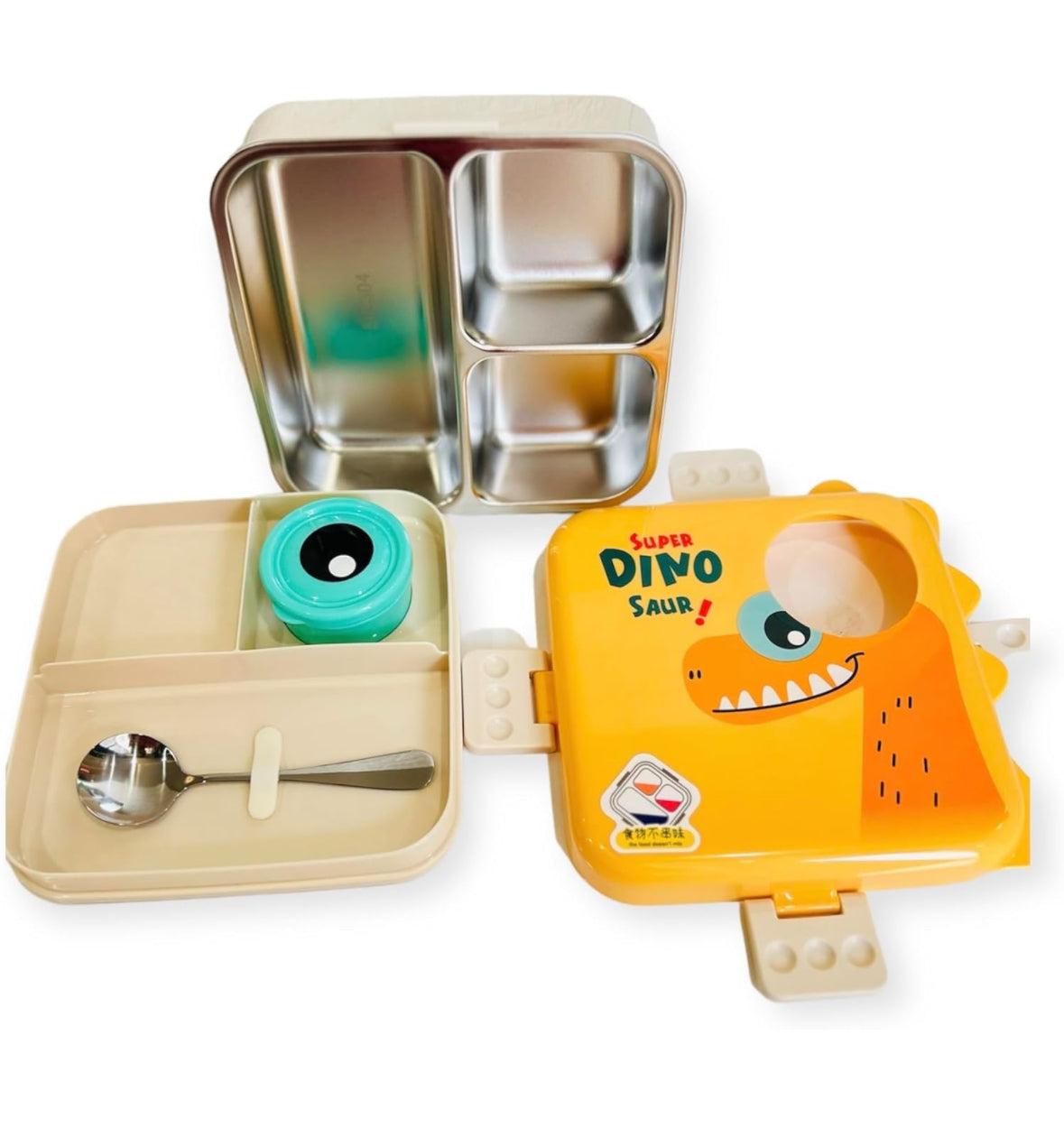 Dino Eye Spill-Free Lunch Box