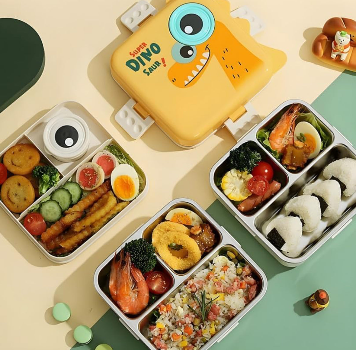Dino Eye Spill-Free Lunch Box
