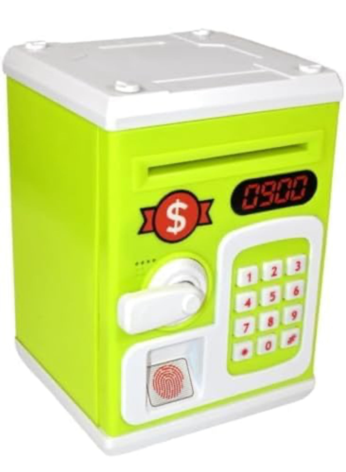 Piggy Bank ATM Style with Password Touch Fingerprint Sensor